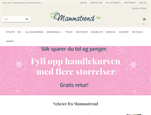 Tablet Screenshot of mammatrend.no